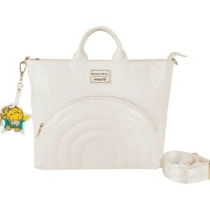 Loungefly Rainbow Brite Convertible White Tote/Crossbody or Back Pack Bag